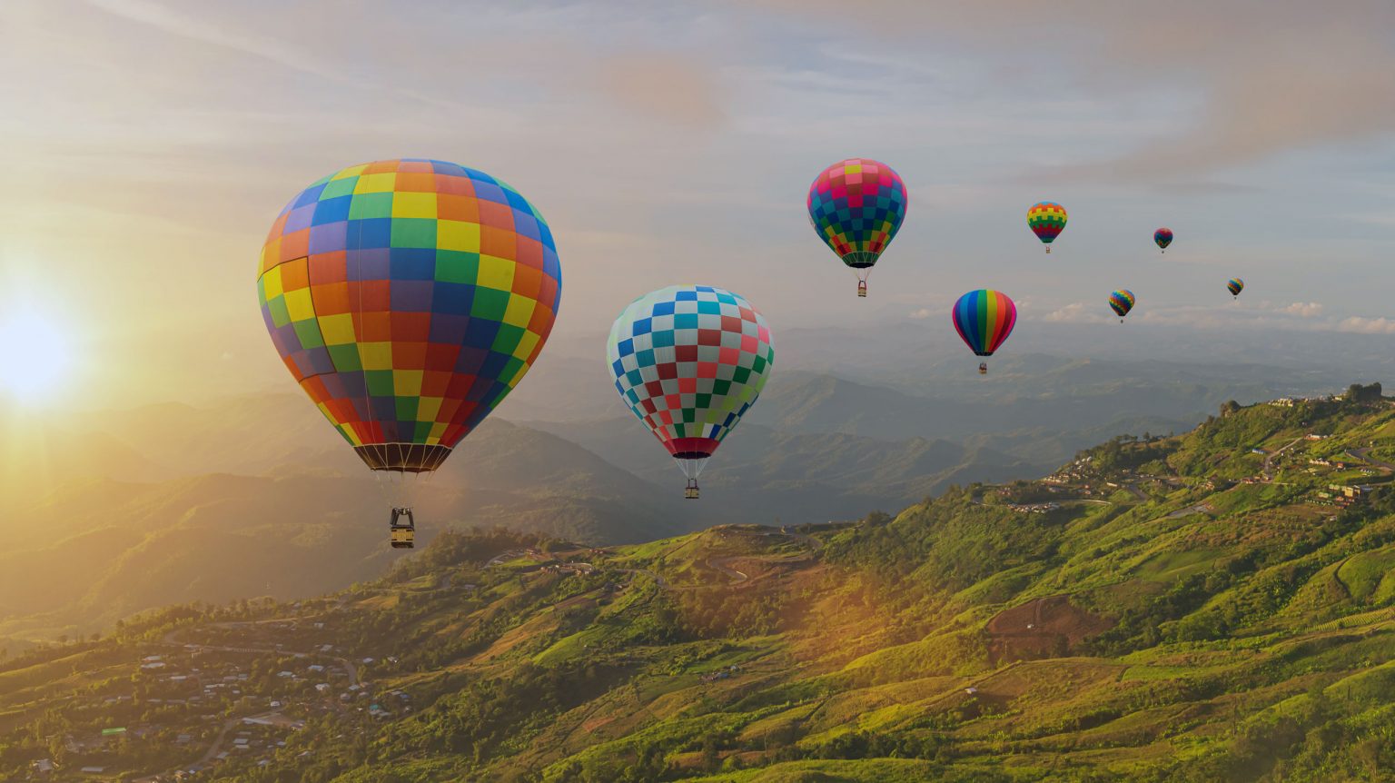 Los Globos son para el Verano - En globo por Cádiz
