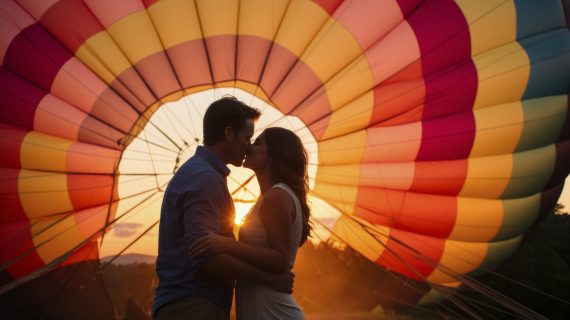 Ideas originales para regalar a novios: Vuelo en globo con Globotur.