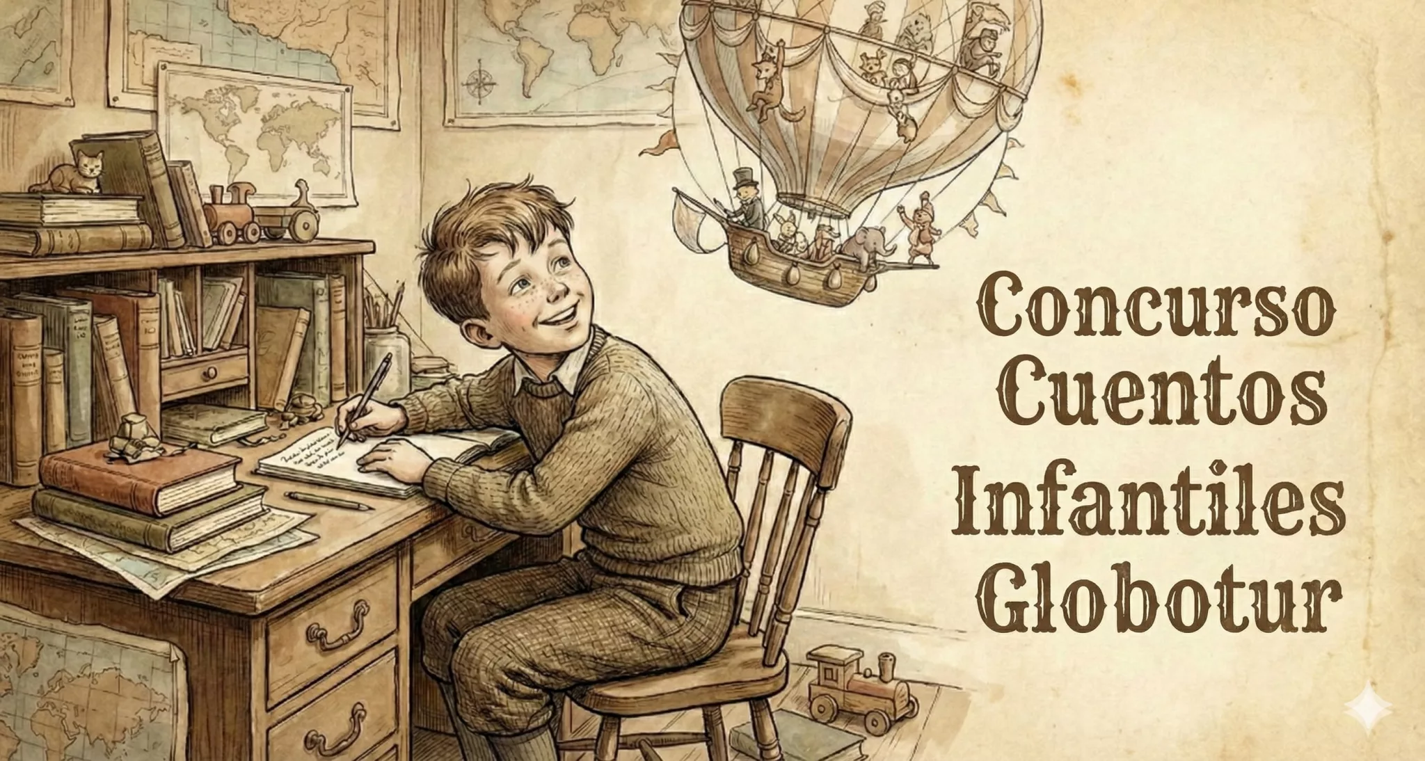 Participa en el Concurso de Cuentos Infantiles Globotur. Una aventura literaria única para pequeños grandes escritores. ¡Consulta las bases y premios aquí!"