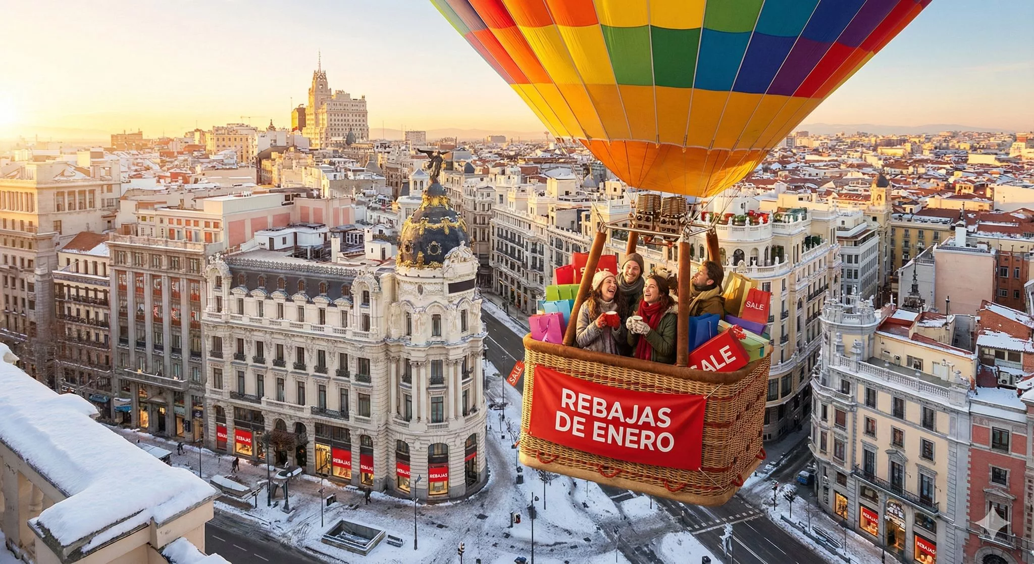 Oferta especial Rebajas de Enero: Vuelo en globo aerostático Globotur. Descuentos en experiencias de aventura y regalos originales en Andalucía para este 2026.