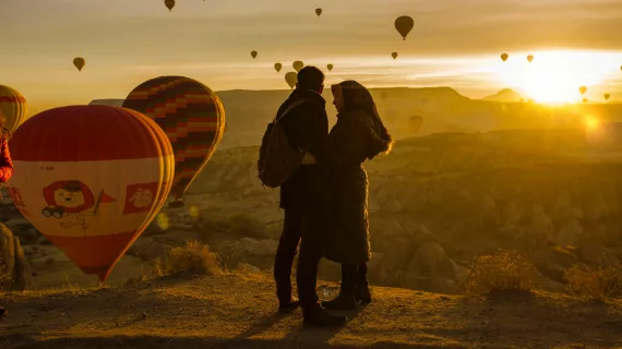 regalo un paseo en globo por san valentín